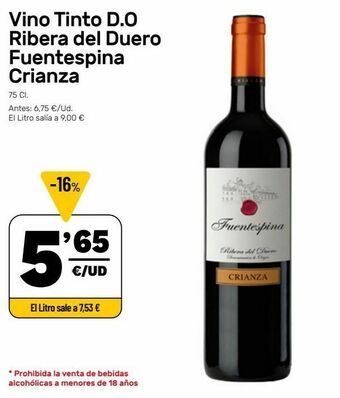 AhorraMas Vino tinto oferta