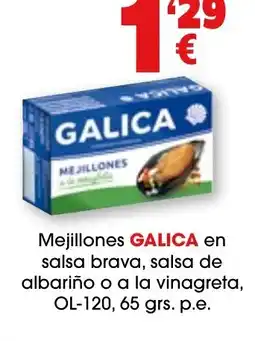 TOP Cash & Carry GALICA Mejillones en salsa brava, salsa de albariño o a la vinagreta oferta