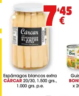 TOP Cash & Carry CÁRCAR Espárragos blancos extra oferta