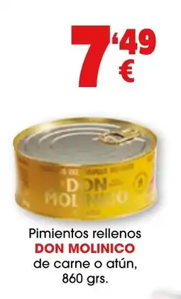 TOP Cash & Carry DON MOLINICO Pimientos rellenos de carne o atún oferta