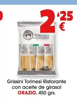 TOP Cash & Carry ORAZIO Grissini Torinesi Ristorante con aceite de girasol oferta