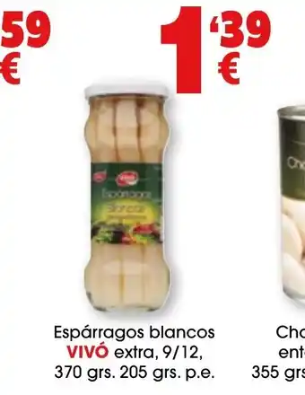 TOP Cash & Carry VIVÓ Espárragos blancos extra oferta