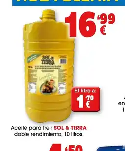 TOP Cash & Carry SOL & TERRA Aceite para freír doble rendimiento oferta