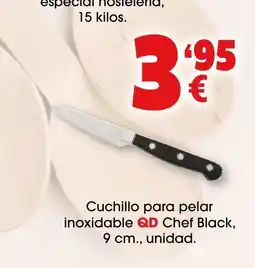 TOP Cash & Carry QD Cuchillo para pelar inoxidable Chef Black oferta