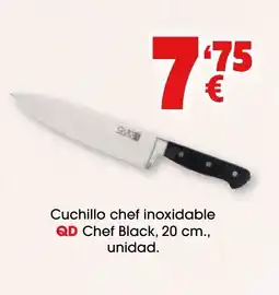 TOP Cash & Carry QD Cuchillo chef inoxidable Chef Black oferta