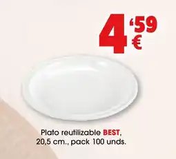 TOP Cash & Carry BEST Plato reutilizable oferta