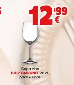 TOP Cash & Carry TULIP CABERNET Copa vino oferta