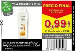 SPAR Dia - gel de bano oferta