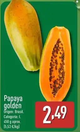 ALDI Papaya golden oferta