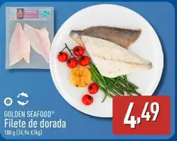 ALDI GOLDEN SEAFOOD Filete de dorada oferta