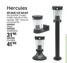 Optimus Hercules - aplique led solar oferta