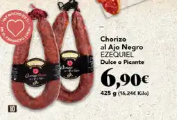 Gadis EZEQUIEL Chorizo al Ajo Negro Dulce o Picante oferta