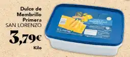 Gadis SAN LORENZO Dulce de Membrillo Primera oferta