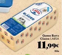 Gadis LARSA Queso Barra Clásico oferta