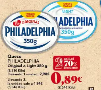 Gadis PHILADELPHIA Queso oferta