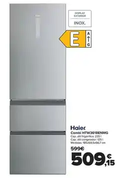 Carrefour Haier - combi htw3618enmg oferta