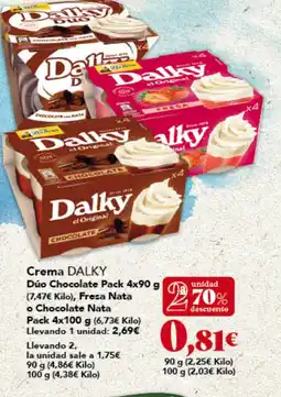 Gadis DALKY Crema Dúo Chocolate oferta