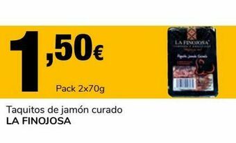Supeco Taquitos de jamón curado la finojosa oferta