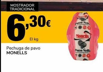 Supeco Pechuga de pavo monells oferta