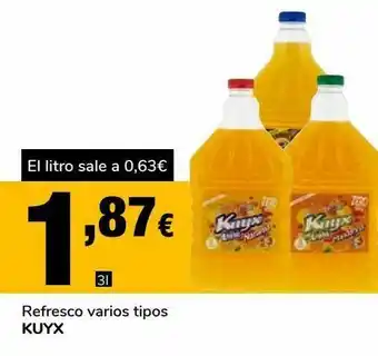Supeco Refresco varios tipos kyux oferta
