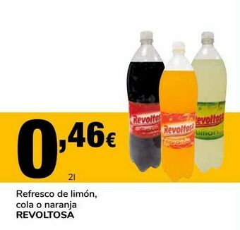 Supeco Refresco de limón, cola o naranja revoltosa oferta