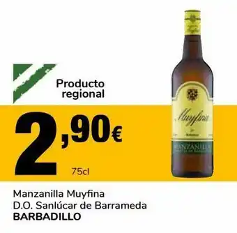Supeco Manzanilla muyfina d.o sanlúcar de barrameda barbadillo oferta