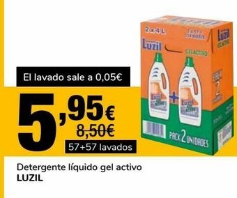 Supeco Detergente líquido gel activo luzil oferta