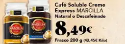 Gadis MARCILLA Café Soluble Creme Express Natural o Descafeinado oferta