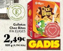 Gadis IFA ELIGES Galletas Choc Bites oferta