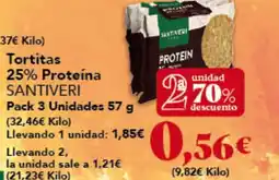 Gadis SANTIVERI Tortitas 25% Proteína oferta