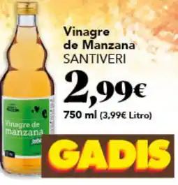 Gadis SANTIVERI Vinagre de Manzana oferta