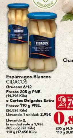 Gadis CIDACOS Espárragos Blancos oferta