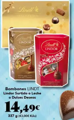 Gadis LINDT Bombones Lindor Surtido o Leche • Dulces Deseos oferta