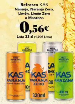 Gadis KAS Refresco Naranja, Naranja Zero, Limón, Limón Zero • Manzana oferta