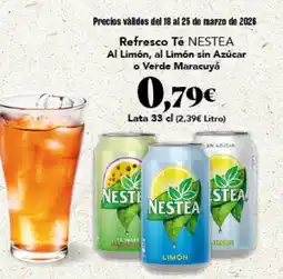 Gadis NESTEA Refresco Té Al Limón, al Limón sin Azúcar o Verde Maracuyá oferta
