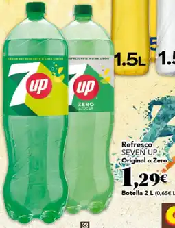Gadis SEVEN UP Refresco Original o Zero oferta