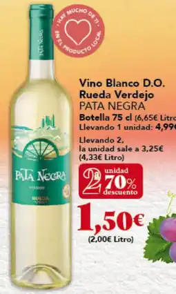 Gadis PATA NEGRA Vino Blanco D.O. Rueda Verdejo oferta