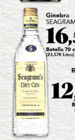 Gadis SEAGRAM'S Ginebra oferta