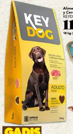Gadis KEYDOG Alimento Perro Carne y Cereales Integrales oferta