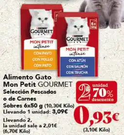 Gadis GOURMET Alimento Gato Mon Petit Selección Pescados o de Carnes oferta
