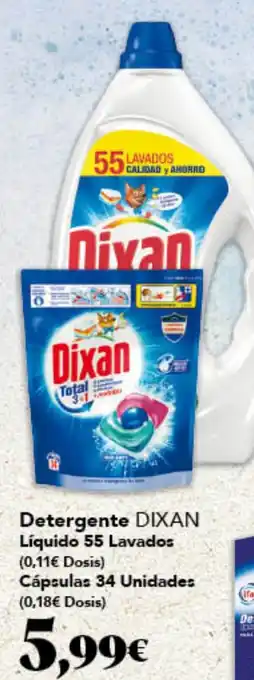 Gadis DIXAN Detergente Líquido oferta