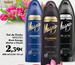 Gadis MAGNO Gel de Ducha Black Energy, Marine o Classic oferta