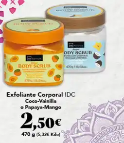Gadis IDC Exfoliante Corporal Coco-Vainilla o Papaya-Mango oferta