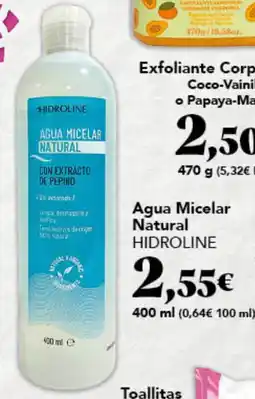 Gadis HIDROLINE Agua Micelar Natural oferta