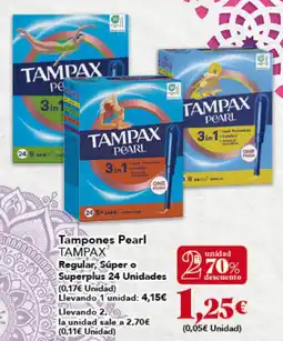 Gadis TAMPAX Tampones Pearl oferta