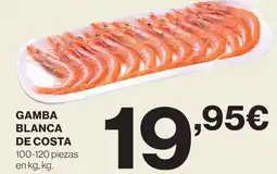 Hipercor Gamba blanca de costa oferta