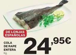 Hipercor Cola de rape entera oferta