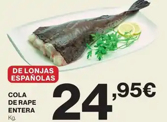 Hipercor Cola de rape entera oferta