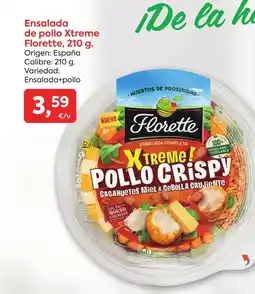Suma Supermercados FLORETTE Ensalada de pollo Xtreme oferta
