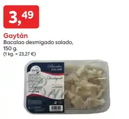 Suma Supermercados GAYTAN Bacalao desmigado salado oferta